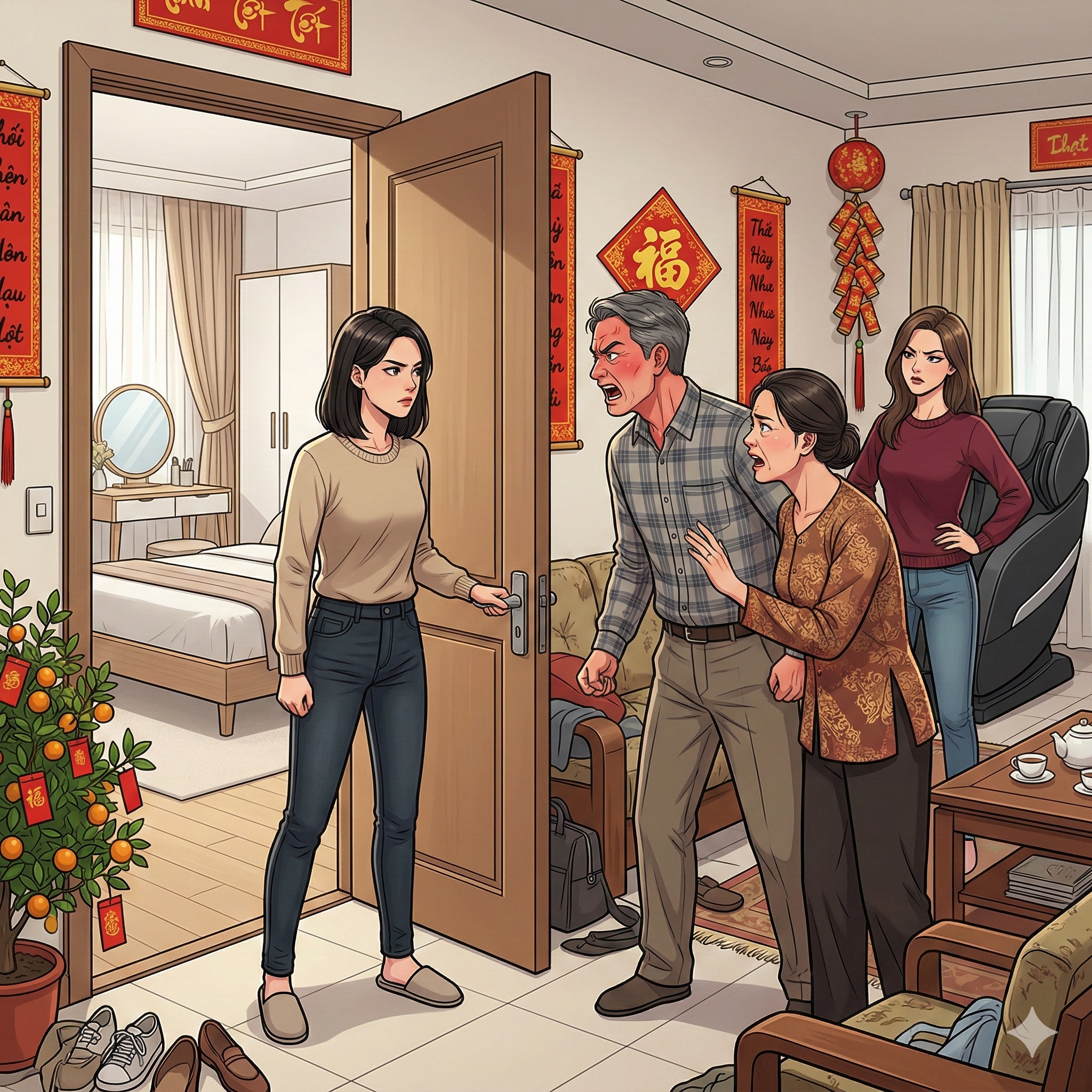 PHÒNG ĐÓ ĐỂ CHO NGƯỜI TA