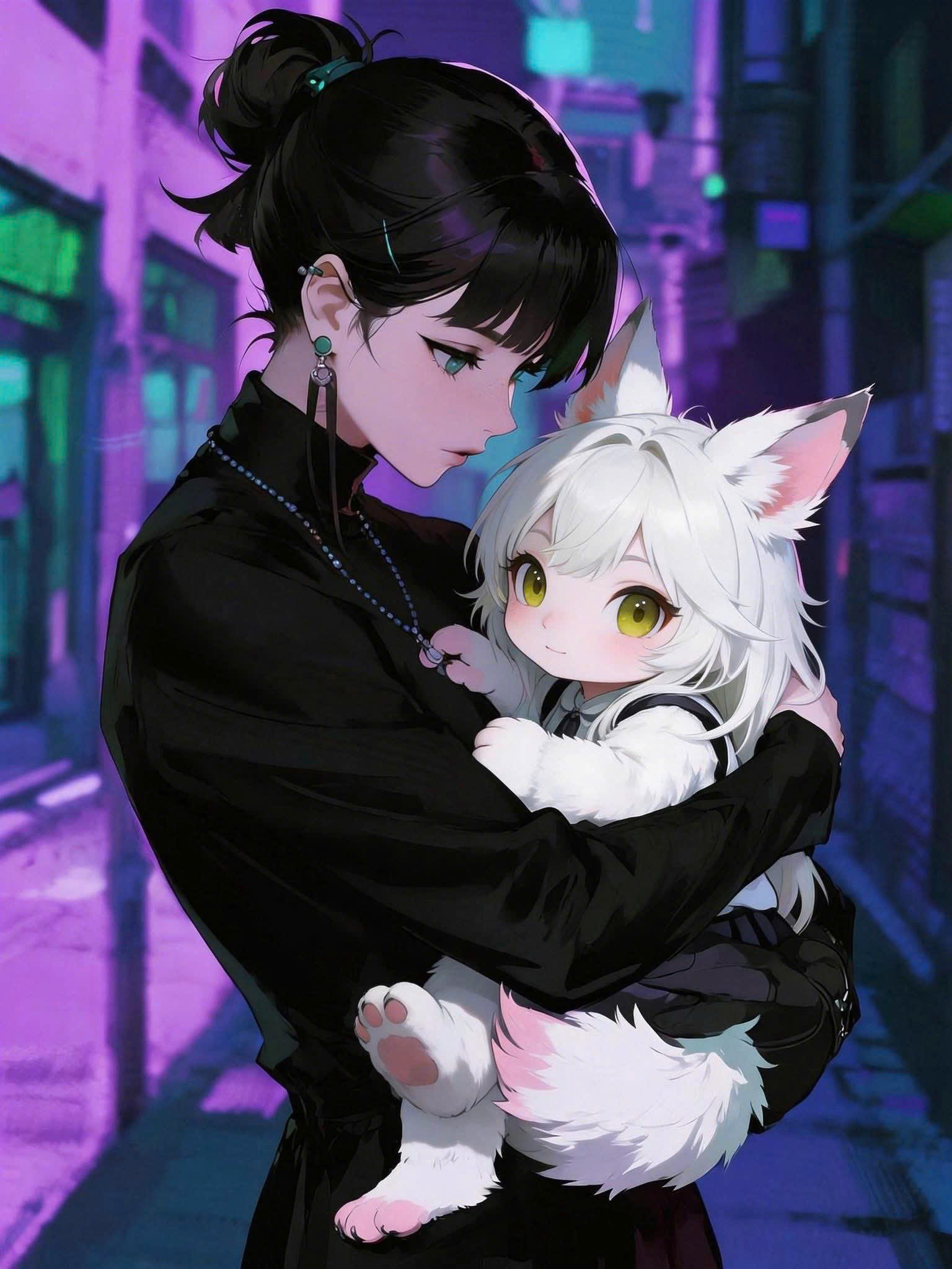 BẠCH LANG NHỎ NHÀ TÔI LÀ CON THỦ LĨNH