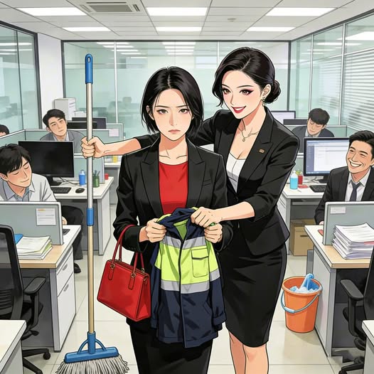 Chỉ Vì Không Like Bài Của Thư Ký, Tôi Bị Đày Làm Tạp Vụ