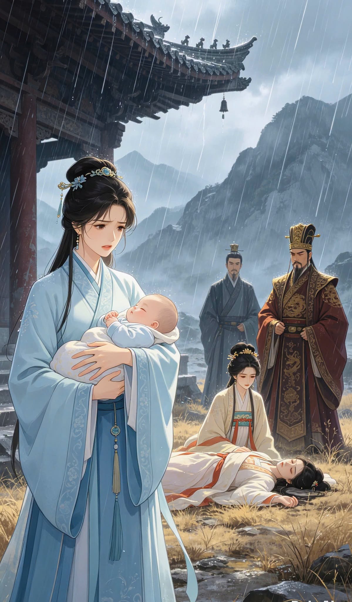 HOÀNG HẬU VÀ THÔN PHỤ ÔM NHẦM CON