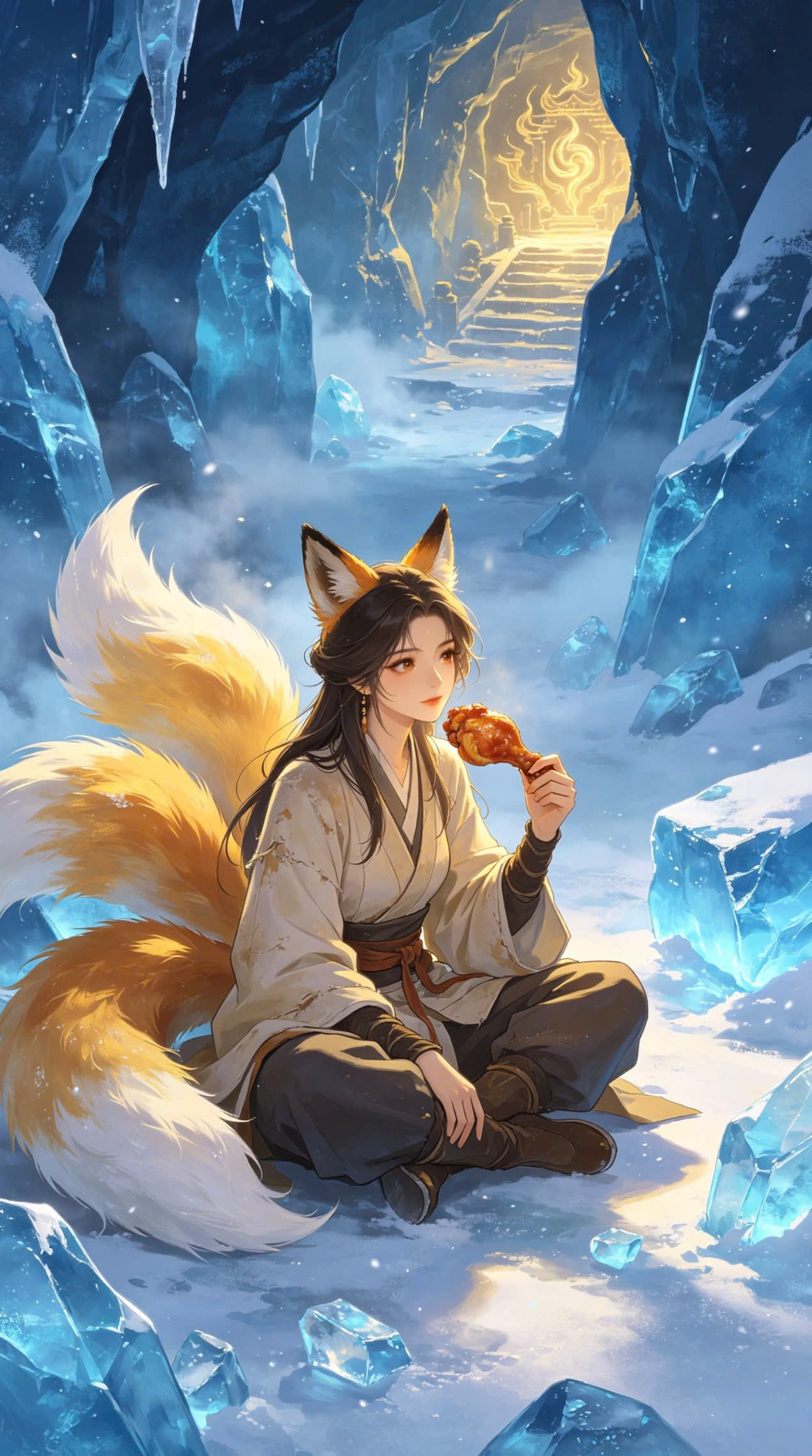 HỒ LY CHÍN ĐUÔI THÍCH ĂN KHOAI