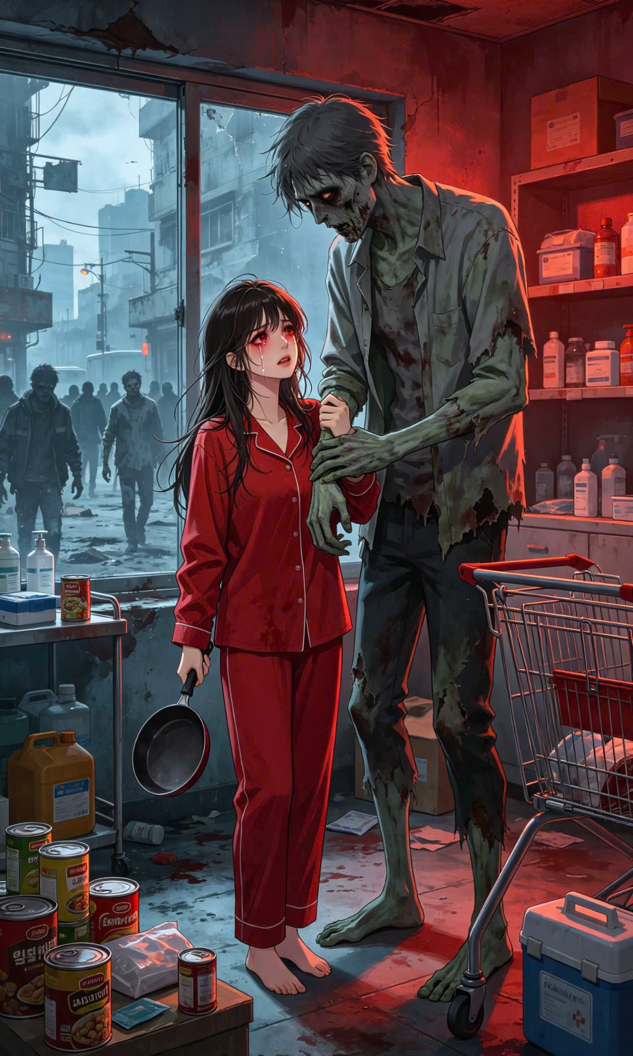 DẮT CHỒNG ZOMBIE ĐI QUA TẬN THẾ