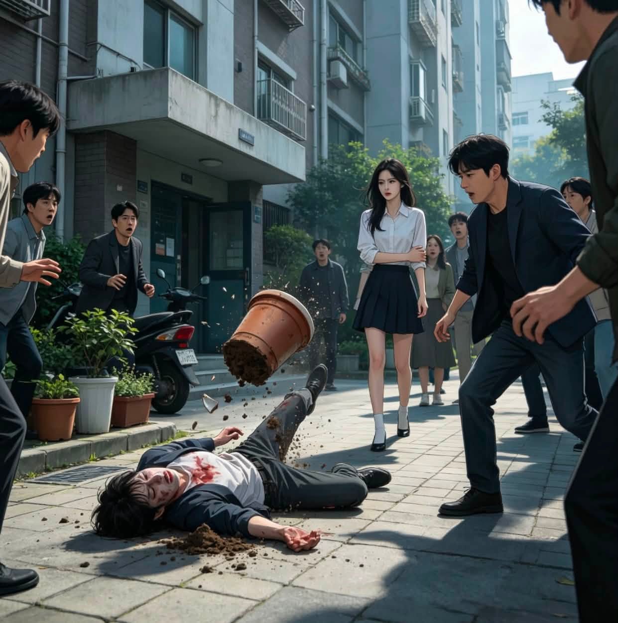 Trùng Sinh Né Chậu Hoa